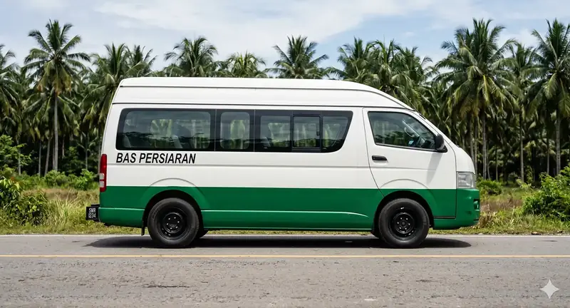 Comfortable airport transport from Tawau to Semporna with Semporna Royal Resort in the Semporna archipelago.